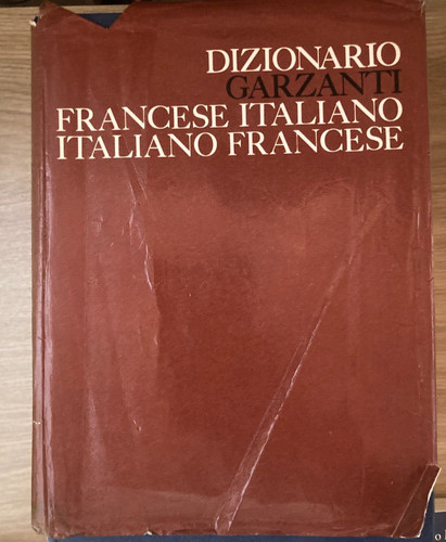 Dizionario garzanti francese - dizionario,