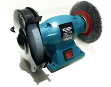 SMERIGLIATRICE MOLA MOLETTA DA BANCO SPAZZOLA 150mm 300W AFFILATRICE SMUSSATRICE