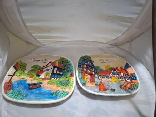 Coppia piatti ceramica - ceramica, 3d