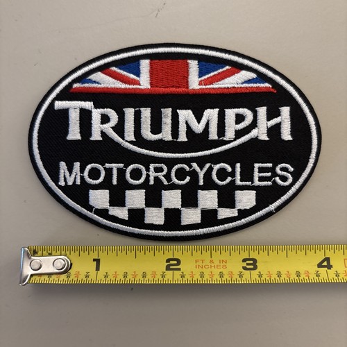 Triumph oval embroidered iron - oval,