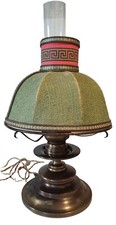 ANTIQUE BRASS LAMPADA DA