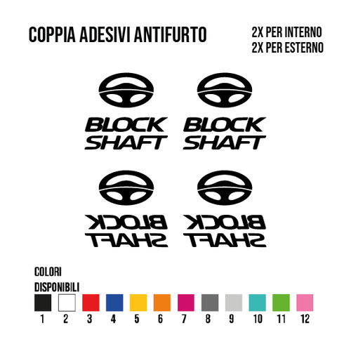 Adesivo blockshaft - adesivo, 4x