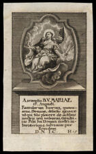 santino incisione 1700 MARIA