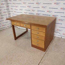 Scrivania vintage con cassetti - scrivania,