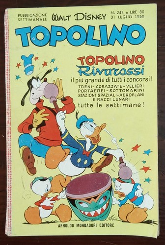 Topolino libretto 244 ottimo - topolino,