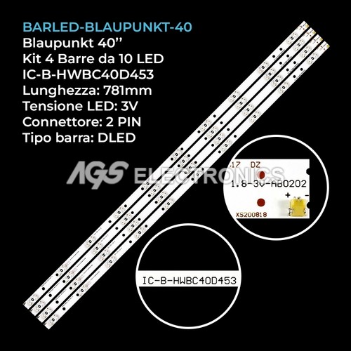 Kit barre strip led tv - 4,