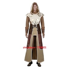 Movie Jedi Temple Guard Cosplay Costume Halloween Men Uniform Full Set Outfit 