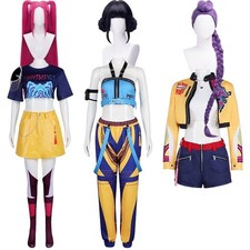 Costume cosplay cacciatori di demoni KPop vestito fantasia adulto bambini festa Rumi Halloween