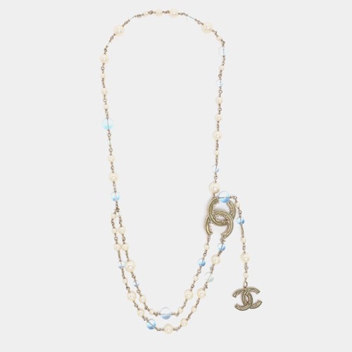 Collana lunga multistrato