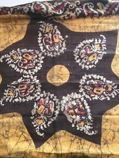 Foulard in pura seta / pashmina - vintage - seta indiana - 85x85 cm