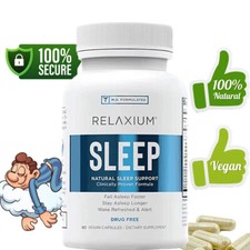Relaxium Sleep 60 Capsule - Supporto per dormire per aiutare il corpo ad addormentarsi più velocemente