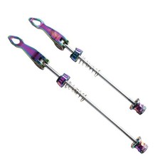 Set spiedini bici in lega di alluminio leggero per cambi ruote rapidi e facili