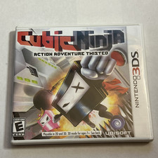 Cubic Ninja (Nintendo 3DS, 2011) completo di custodia e manuale Ubisoft