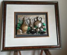 Quadro A Rilievo Marchetti Argento 800