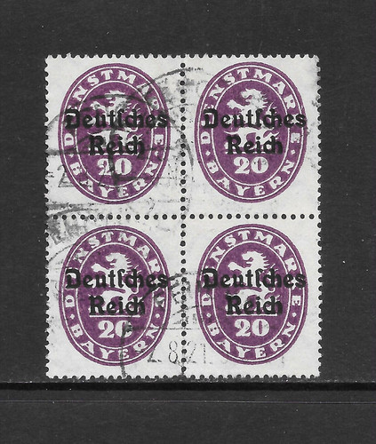 Bavaria scott o55 - o55, usato