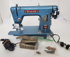 Macchina da cucire elettrica di precisione Stradivaro 85 Super De Luxe vintage