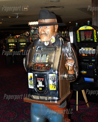 One armed bandit slot machine - armed,
