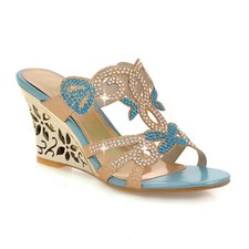 Sandali donna zeppa tacco