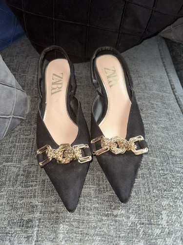 Scarpe zara nere slingback - scarpe,