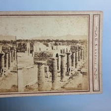 Naples Italy Stereoview C1860
