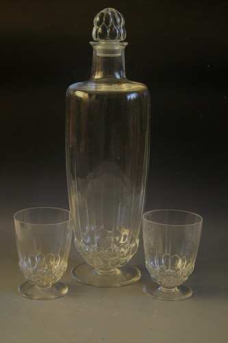 Decanter vetro art deco - decanter, in
