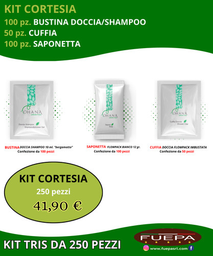 Set cortesia ohana - kit, 250