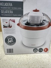 Macchina del gelato SECM 12 Silvercrest gelatiera yogurt freddi sorbetti rossa