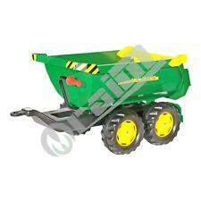 Rolly Toys rimorchio John Deere Halfpipe ribaltabile per trattori pedali 122165