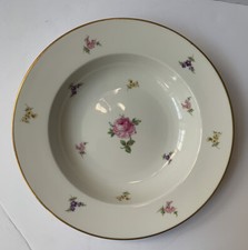 Vintage Rosenthal HELENA Selb-Germany U S Zone Roses Soup Bowl -C46