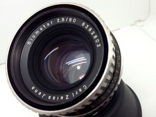 Carl Zeiss Jena Pentacon Six P6 Biometar 2.8/80mm Zebra Design con parasole 58mm