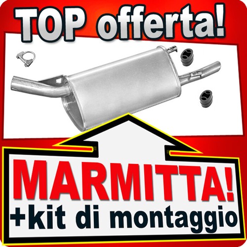 Silenziatore posteriore per - silenziatore,