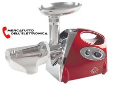 Tritacarne Passapomodoro Elettrico Multifunzione DCG FWP2696 1200W Acciaio Rosso