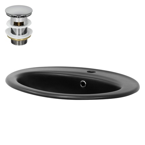 Lavandino nero ceramica - , da