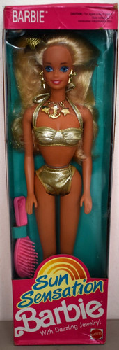 Barbie bionda vintage sun - barbie,