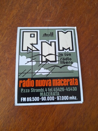 Adesivo vintage radio - 60),