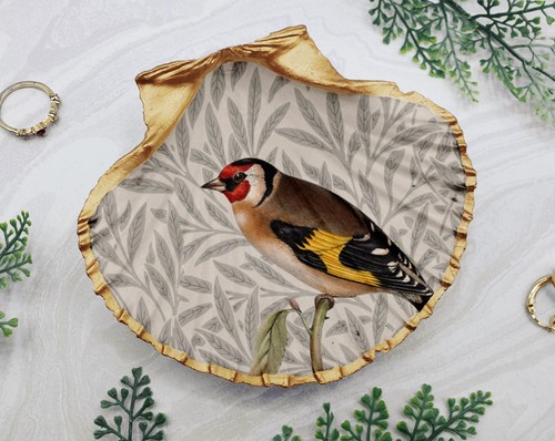 Goldfinch ring dish handmade - ring,