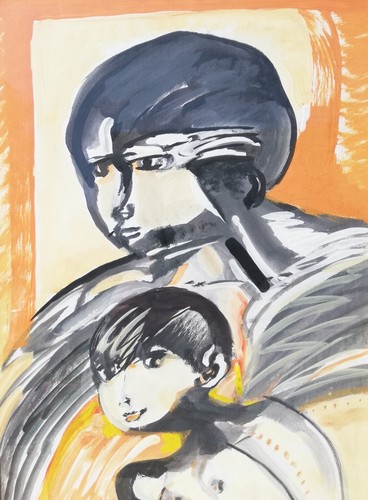 Remo brindisi tempera - remo, t.m./tempera