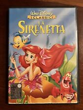 DVD La Sirenetta 1990 Ed Walt Disney 1a Edizione Fuori Catalogo Raro