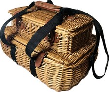 Vintage Picnic Basket 2 Place