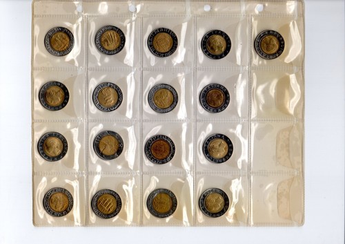 Lotto monete bimetalliche - lotto,
