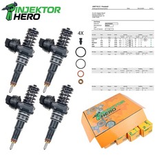 4x 0414720229 Ugello pompa Bosch per Audi, Seat, Skoda, VW 2.0 TDI 038130073BJ