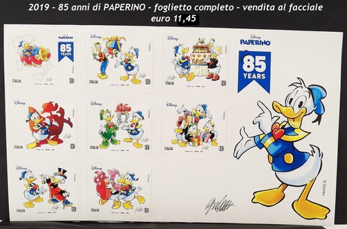 2019 italia foglietto - 2019,