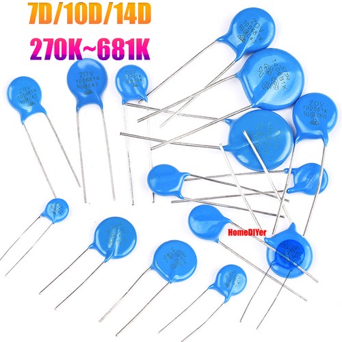 Varistori metallo 10d - varistori, /10d