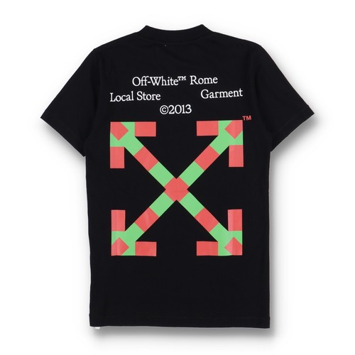 Shirt off white nera roma - nera,