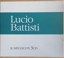 "LUCIO BATTISTI IL MEGLIO IN 3 CD" cofanetto triplo CD. Raccolta uscita nel 2013
