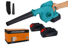 Soffiatore a Doppia Batteria 48V Bricolage Velocità Aria Regolabile con Sacca