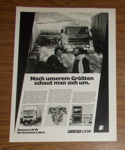 Rara pubblicità camion - rara, fiat