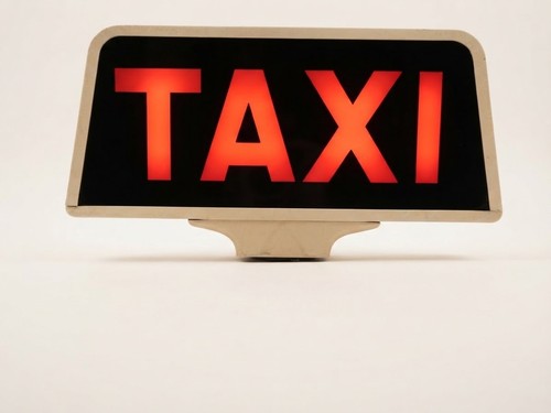 Insegna taxi agudio - taxi,