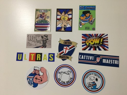 Sampdoria adesivi ultras - adesivi,
