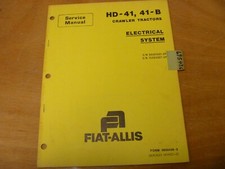 Fiat-Allis 41-B HD-41 Schemi